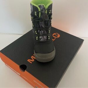 Merrill snow bank water proof kids boot
